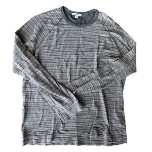 James Perse Men's 100% Cotton Long-Sleeve Lounge Shirt Soft Size 2 (M)